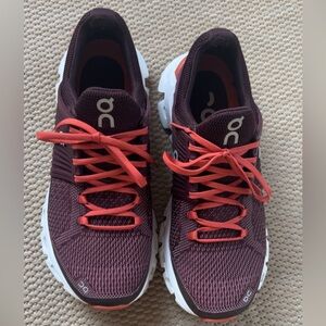 On Running Women's Burgundy Running Shoes